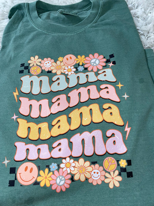 Mama L Green Comfort Colors