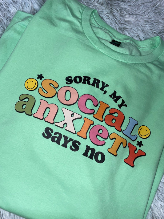 Sorry Social Anxiety