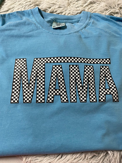 Mama Checkered Comfort Colors