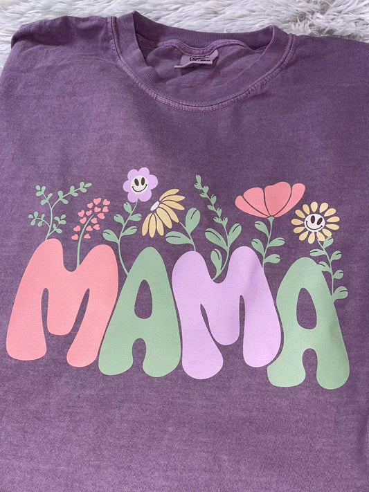 Mama Wine Comfort Colors