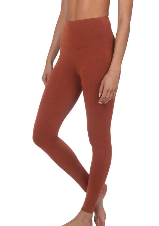 Zenana Rust Leggings