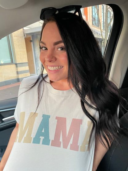 Tan Mama Varsity Tee