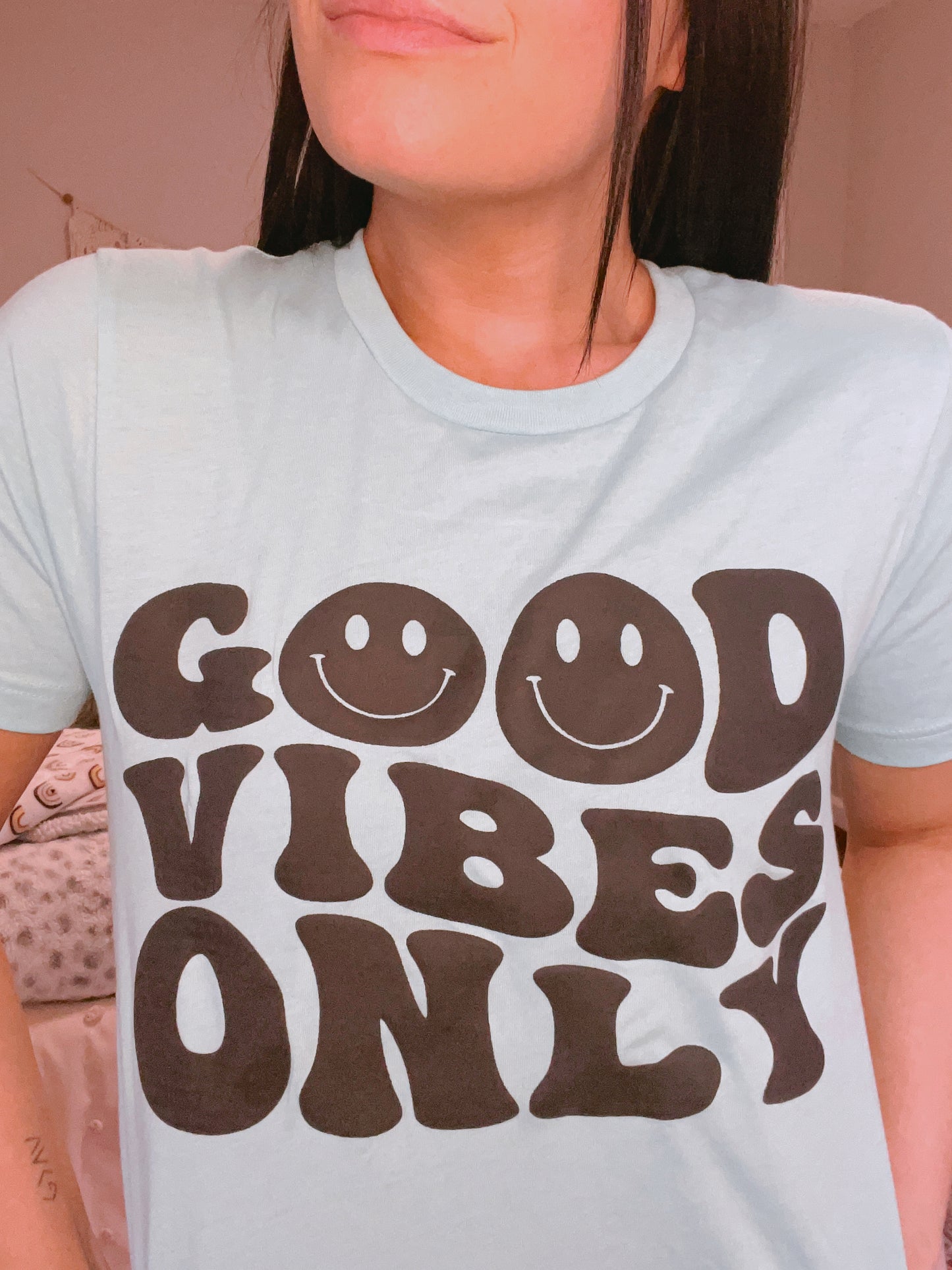 Good Vibes Only Puff Print