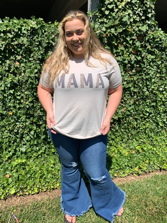 Cheetah Mama Tee