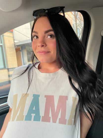 Tan Mama Varsity Tee